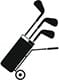 golf bag / buggy 