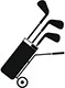 golf bag / buggy 